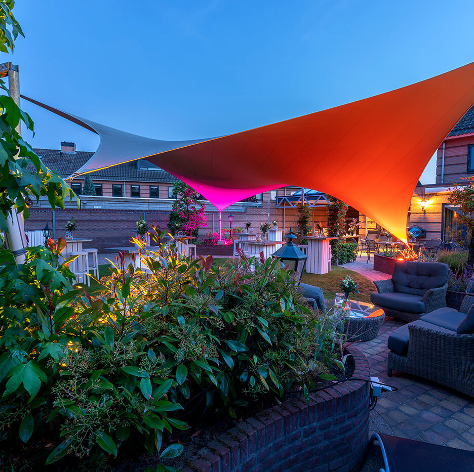 Stand-alone textile roof, extend your outdoor living with Texstyleroofs