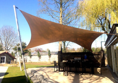 Outdor lifestyle with a luxury design patio cover