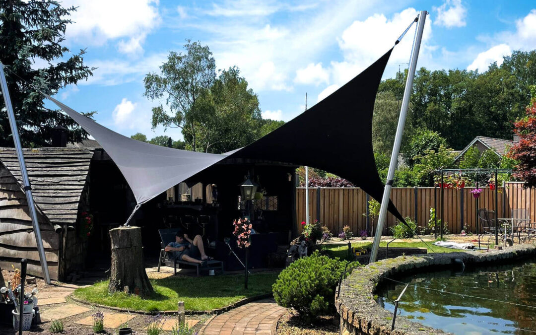 A Chic, Waterproof Texstyleroofs Canopy: Perfect for Your Home, Restaurant, or Playground