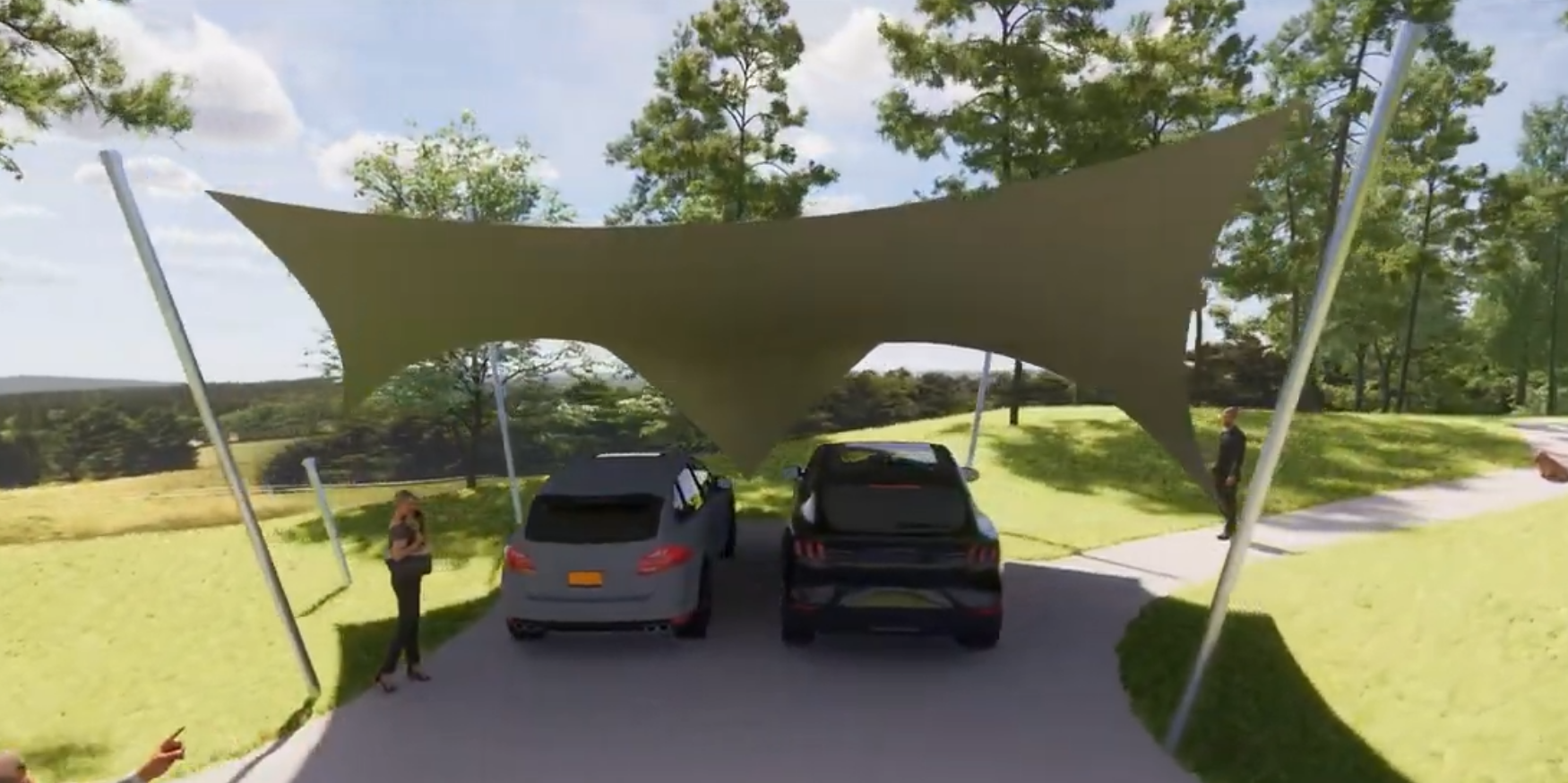 De vele mogelijkheden als een vrijstaande carport of vast aan huis komen wij bij u thuis presenteren aan de hand van een 3D-studie.