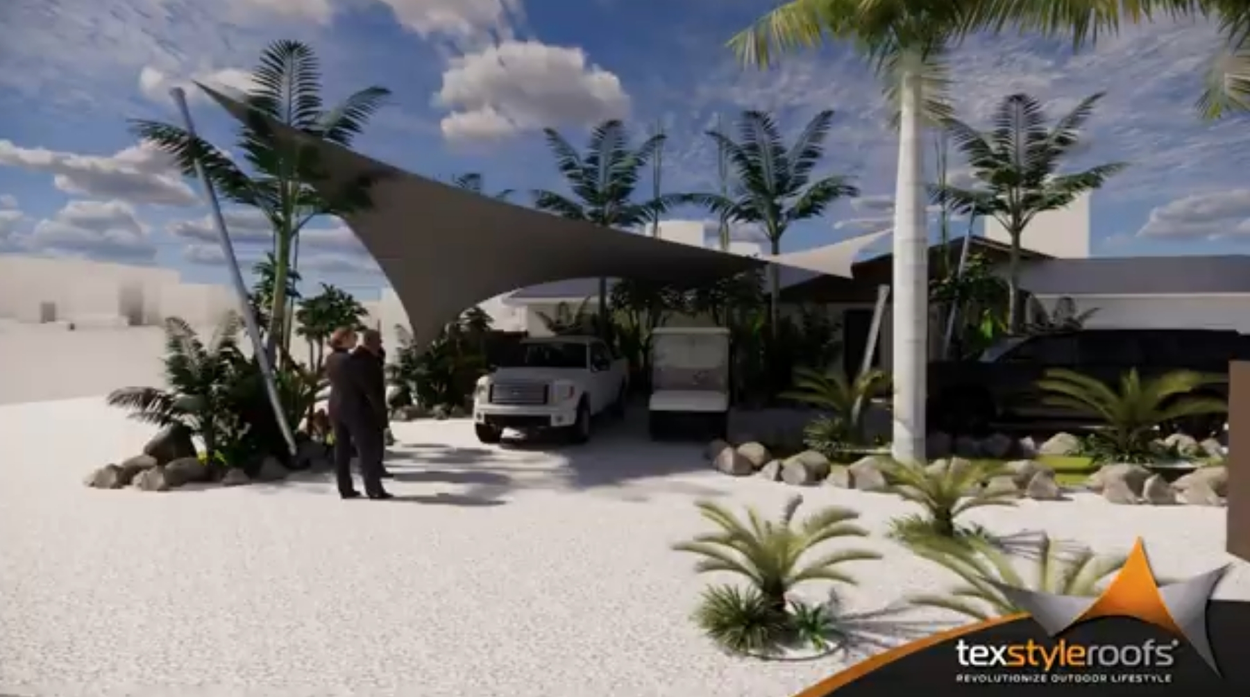 De vele mogelijkheden als een vrijstaande carport of vast aan huis komen wij bij u thuis presenteren aan de hand van een 3D-studie.